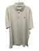 Peter Millar Size XL White Synthetic Masters Logo Polo Athleisure Short Sleeve White / XL
