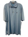 Peter Millar Size L Light blue Polyester Solid Polo Men's Short Sleeve Light blue / L