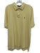Polo Size XL Yellow Cotton Solid Pique Polo Men's Short Sleeve Yellow / XL