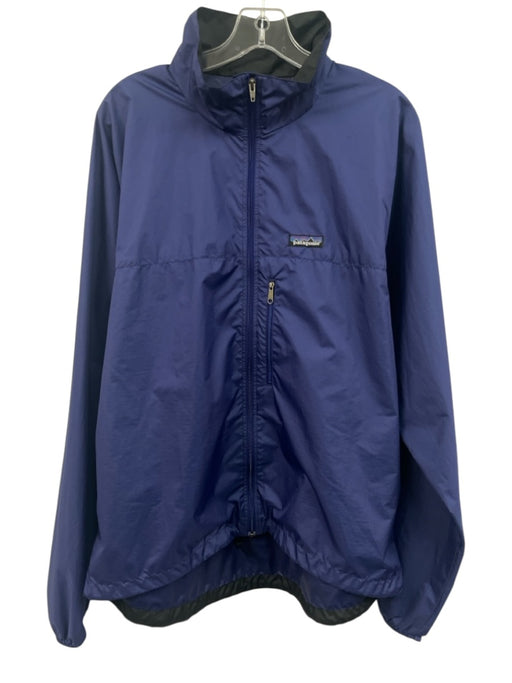 Patagonia Size XL Purple Polyester Solid Rain Men's Jacket Purple / XL