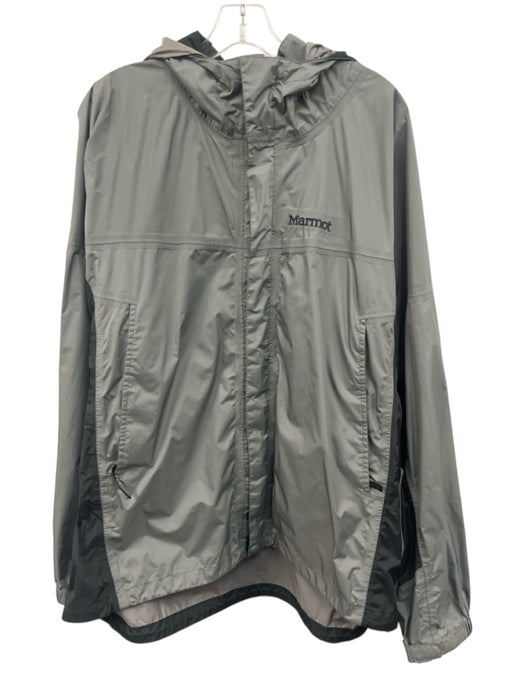 Marmot Size XL Gray Nylon Solid Men's Jacket Gray / XL