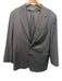 Fit Wel Gray Wool Solid 2 Button Men's Suit Gray / Est 44