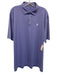 Peter Millar Size XL Blue Synthetic Solid Athletic Polo Men's Short Sleeve Blue / XL