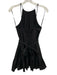 Majorelle Size XS Black Cotton Blend Adjustable Strap Mini Tie Belt Dress Black / XS