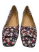 Ann Mashburn Shoe Size 41 Blue, Red, White Leather & Textile Square Toe Flats Blue, Red, White / 41