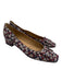 Ann Mashburn Shoe Size 41 Blue, Red, White Leather & Textile Square Toe Flats Blue, Red, White / 41