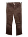 Frame Size 25 Dark Brown Cotton Denim High Rise Waxed Pockets Jeans Dark Brown / 25