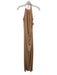 Katie May Size 1 Blush Beige Polyester Spaghetti Strap Shimmer Open Back Dress Blush Beige / 1