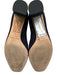 Kate Spade Shoe Size 9 Navy Blue Suede leather Round Toe Midi Block Heel Pumps Navy Blue / 9