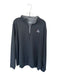 Peter Millar Gray & White Polyester UGA Half Zip Athletic Men's Pullover Gray & White / XXL
