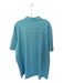 Peter Millar Size XXL Blue & Green Polyester Striped Golf Men's Polo Blue & Green / XXL
