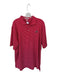 Peter Millar Size XL Red & White Polyester UGA Striped Golf Men's Polo Red & White / XL