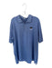 Peter Millar Size XXL Blue & White Polyester Striped Golf Men's Polo Blue & White / XXL
