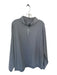Peter Millar Light Gray Polyester Solid Half Zip Golf Men's Pullover Light Gray / XXL