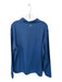 Peter Millar Blue Polyester Solid Half Zip Golf Men's Pullover Blue / XL