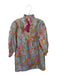 Uncle Frank Size M Pink & Yellow Polyester & Nylon Metallic Accent Floral Dress Pink & Yellow / M