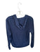 Peter Millar Size M Navy Polyester & Spandex Waffle Zip Up Hood Athletic Jacket Navy / M