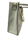 Patricia Nash Cream White Leather Ponyhair Glitter Zip Top Rhinestone detail Bag Cream White