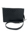 Gucci Black Leather Guccissima embossed Zip Top Messenger Bag Black