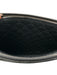 Gucci Black Leather Guccissima embossed Zip Top Messenger Bag Black