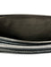 Gucci Black Leather Guccissima embossed Zip Top Messenger Bag Black