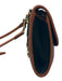 Dooney & Bourke Black & Tan Leather Flap Toggle Close Removable Strap Bag Black & Tan