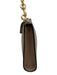 Tory Burch Beige Leather Gold Tone Hardware Zip Top Chain Detail Crossbody Bag Beige