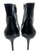 Dolce & Gabbana Shoe Size 40.5 Black Patent Leather Pointed Toe Midi Booties Black / 40.5