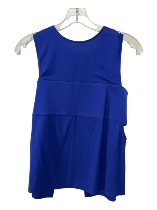 T Alexander Wang Size 4 Cobalt Blue Silk Sleeveless Cutout Open Back Top Cobalt Blue / 4