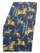 Ferragamo Blue & Tan Silk Horses Men's Ties