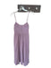 ASTR Size S Lavender Synthetic Maxi Cupped Button Detail Gauze Dress Lavender / S