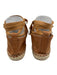 & Other Stories Shoe Size 40 Tan Brown & Cream Textile Square Toe Espadrille Tan Brown & Cream / 40