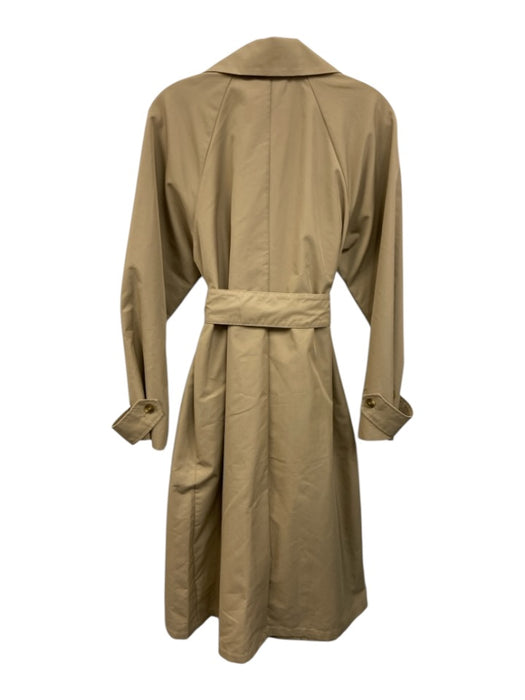 Gap Size M Khaki Beige Cotton Blend Double Breasted Button Wrists Pocketed Coat Khaki Beige / M
