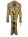 Gap Size M Khaki Beige Cotton Blend Double Breasted Button Wrists Pocketed Coat Khaki Beige / M