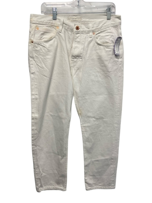Billy Reid AS IS Size 34 White Cotton Solid Jean Men's Pants White / 34