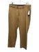 Hiltl Size 50 Tan Cotton Blend Solid Khaki Dress Men's Pants Tan / 50