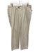 Eduard Dressler Size Est 34 White Linen Blend Solid Dress Men's Pants White / Est 34