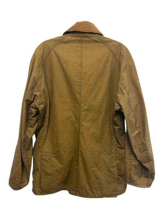 Barbour Size M Tan Waxed Cotton Solid Outdoor Men's Jacket Tan / M