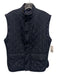 Barbour Size L Navy Blue Synthetic Quilted Vest Men's Jacket Navy Blue / L