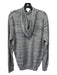 Theory Size XL Gray Cashmere Lines Hoodie Men's Sweater XL