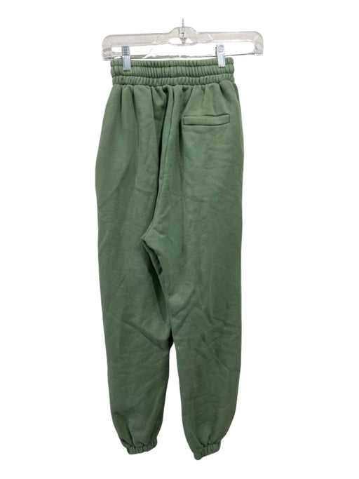 Frankie Shop Size XS Green Cotton Elastic Waist Jogger Pants Green / XS