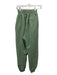 Frankie Shop Size XS Green Cotton Elastic Waist Jogger Pants Green / XS