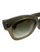 Celine Green Acetate Gradient Lens Box Inc. Sunglasses Green