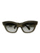 Celine Green Acetate Gradient Lens Box Inc. Sunglasses Green