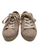 Sezane Shoe Size 37 Pink Suede Low Top Lace Up Espadrille Sneakers Pink / 37