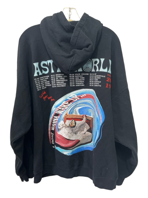 Astroworld Size XL Black & Multi-Color Polyester Hoodie Men's Jacket XL