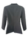 The Row Size 8 Black Polyester Blend Blazer Shoulder Pads Button Front Jacket Black / 8