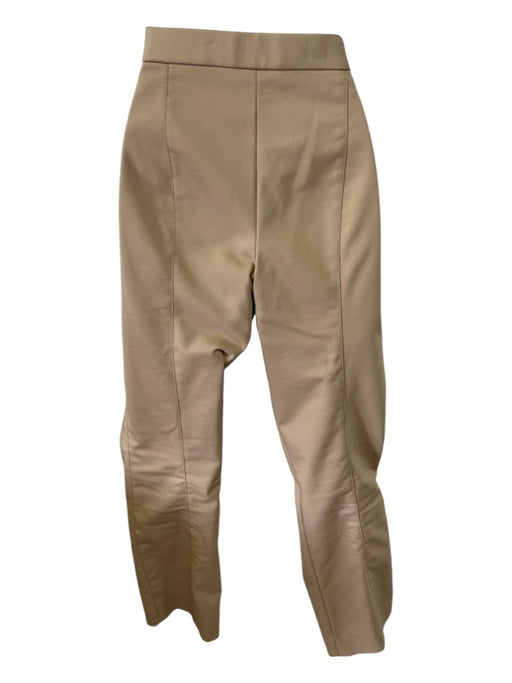 The Row Size 4 Beige Nylon Blend Low Rise Straight Pockets Pants Beige / 4