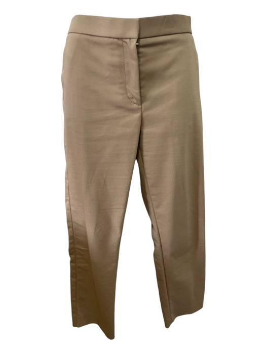 The Row Size 4 Beige Nylon Blend Low Rise Straight Pockets Pants Beige / 4