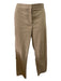 The Row Size 4 Beige Nylon Blend Low Rise Straight Pockets Pants Beige / 4